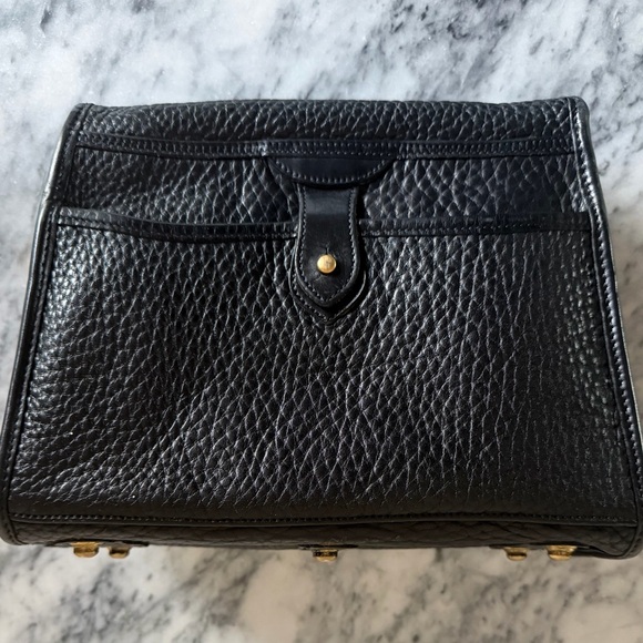 Dooney & Bourke Black Pebbled Leather Vintage Satchel - Picture 2 of 9